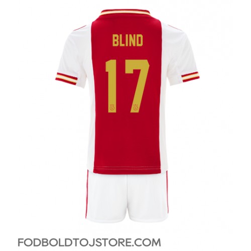 Ajax Daley Blind #17 Hjemmebanesæt Børn 2022-23 Kortærmet (+ Korte bukser)